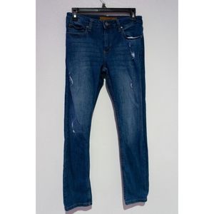 Joe's Jeans Skinny Lightly Distressed Jeans 14